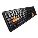 Ergonômico Silencioso Impermeável PS / 2 Teclado QWERTY