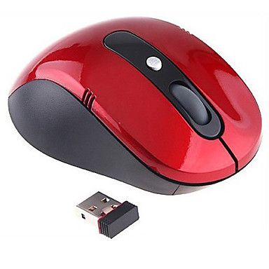 mouse óptico sem fio + receptor USB de 2,4 GHz